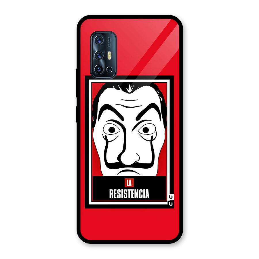 La Resistencia Minimalist Glass Back Case for Vivo V17