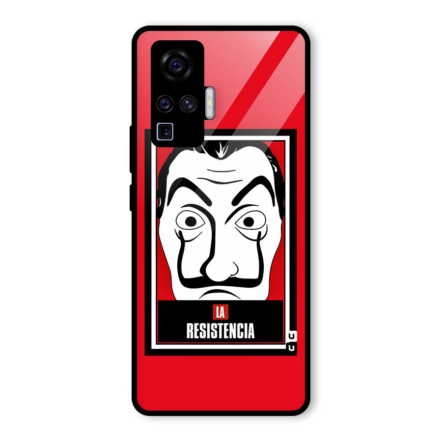 La Resistencia Minimalist Glass Back Case for Vivo X50 Pro
