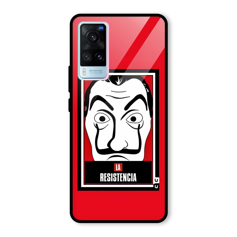 La Resistencia Minimalist Glass Back Case for Vivo X60