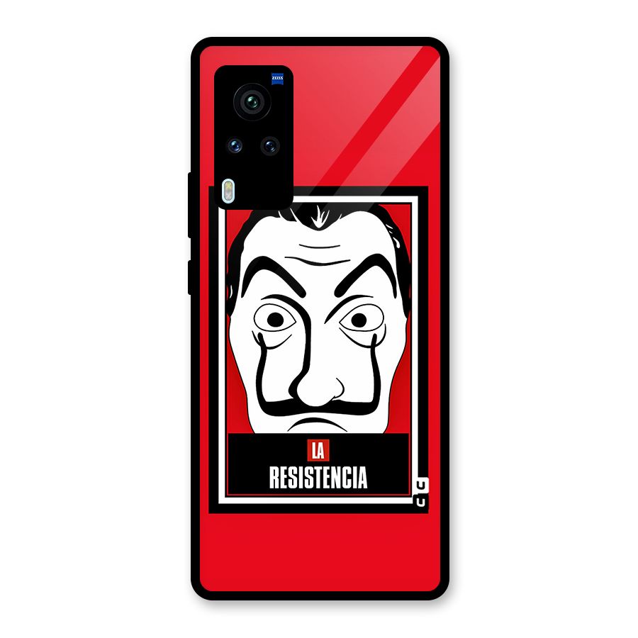La Resistencia Minimalist Glass Back Case for Vivo X60 Pro
