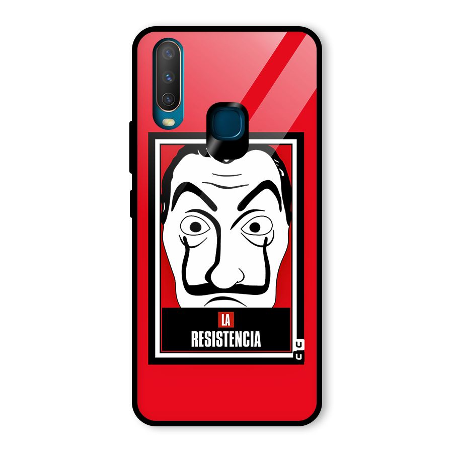 La Resistencia Minimalist Glass Back Case for Vivo Y17