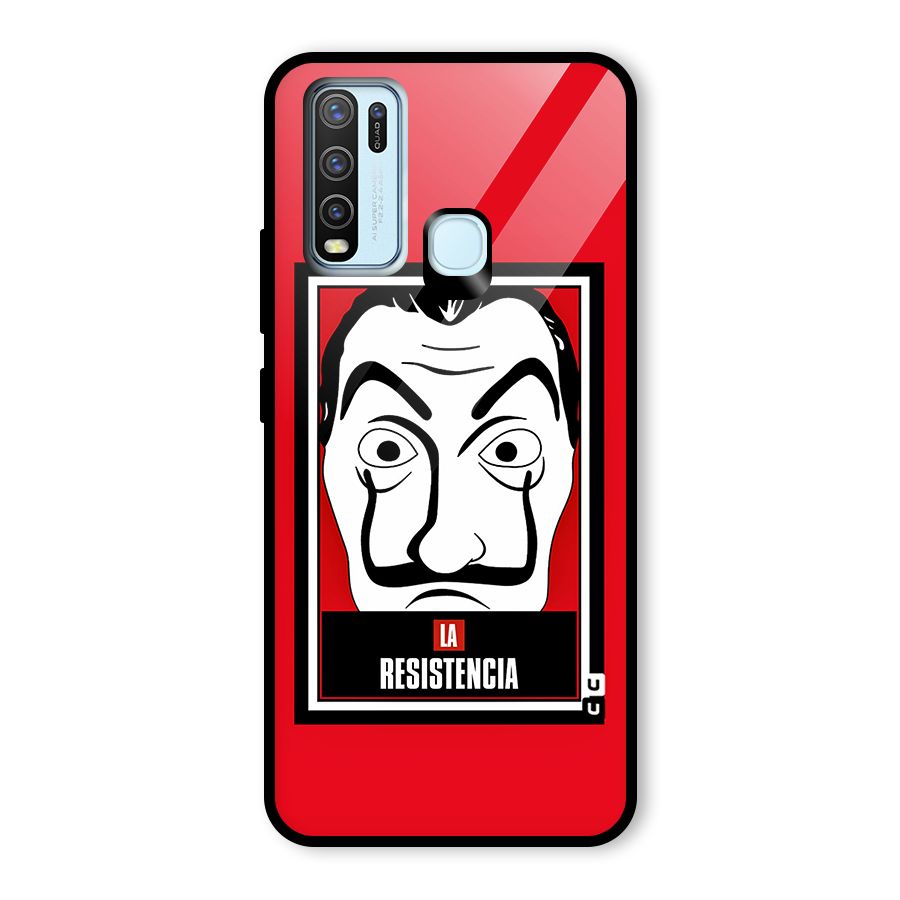 La Resistencia Minimalist Glass Back Case for Vivo Y50