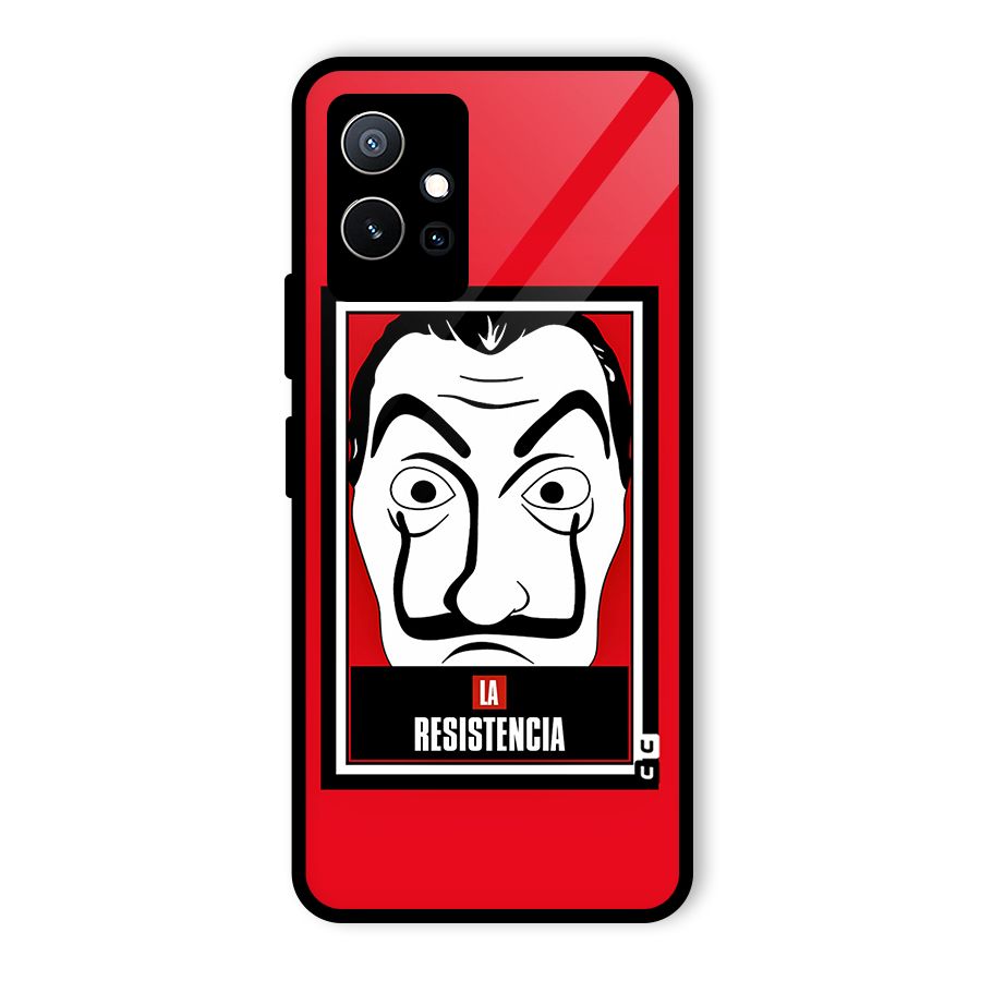 La Resistencia Minimalist Glass Back Case for Vivo Y75 5G