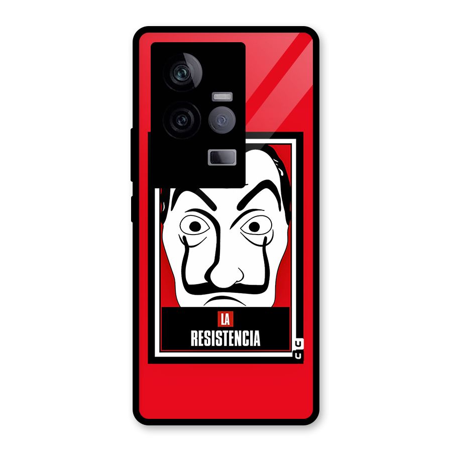 La Resistencia Minimalist Glass Back Case for Vivo iQOO 11 5G