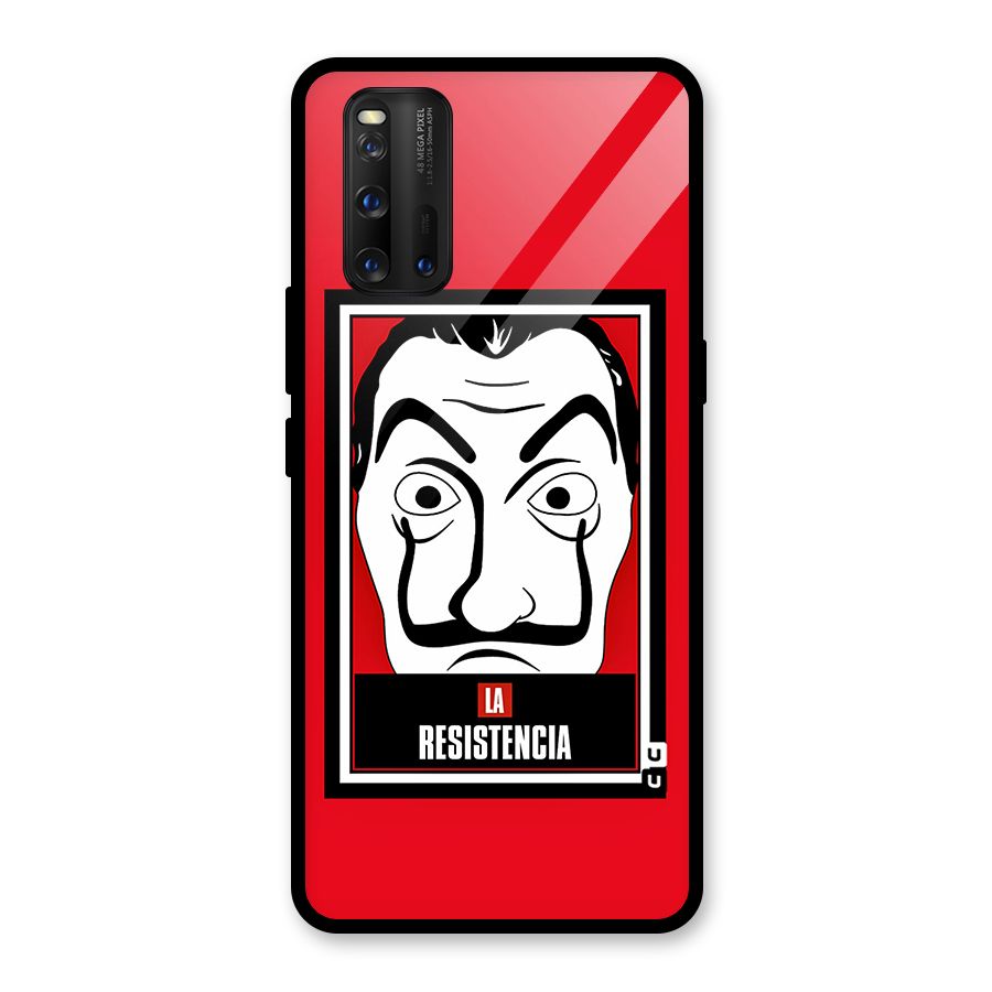 La Resistencia Minimalist Glass Back Case for Vivo iQOO 3