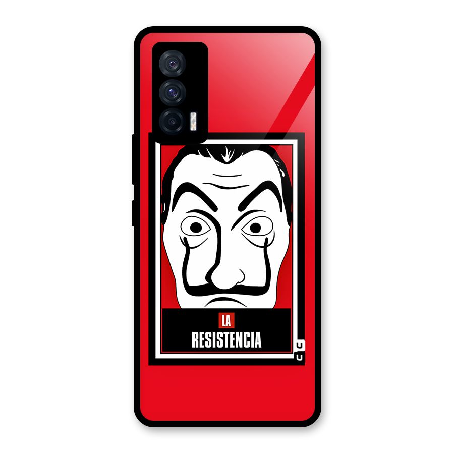 La Resistencia Minimalist Glass Back Case for Vivo iQOO 7 5G