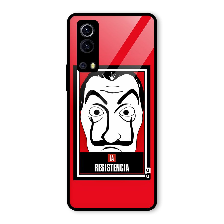 La Resistencia Minimalist Glass Back Case for Vivo iQOO Z3
