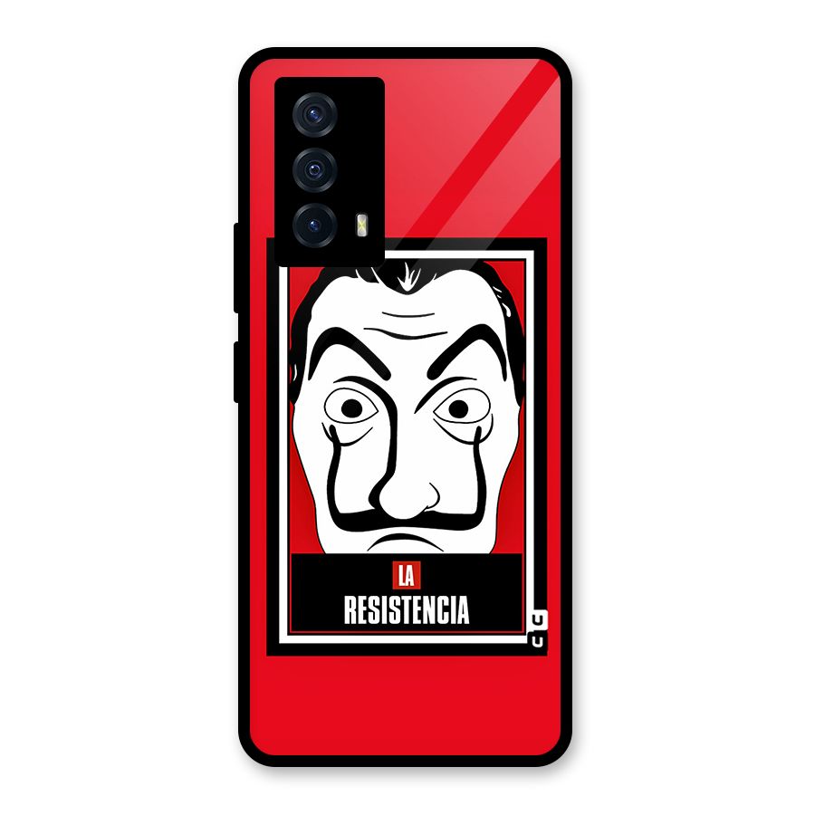 La Resistencia Minimalist Glass Back Case for Vivo iQOO Z5