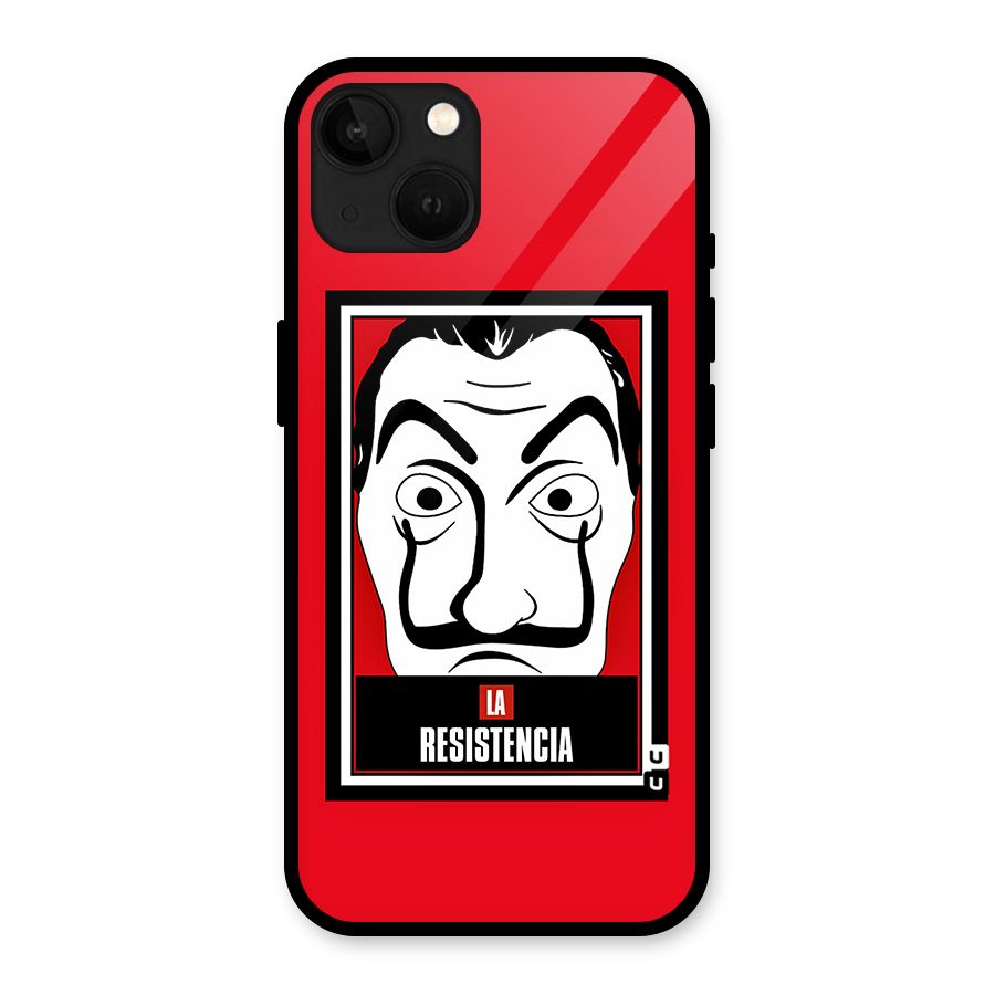 La Resistencia Minimalist Glass Back Case for iPhone 13
