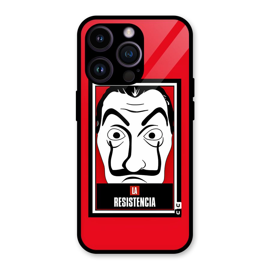 La Resistencia Minimalist Glass Back Case for iPhone 14 Pro
