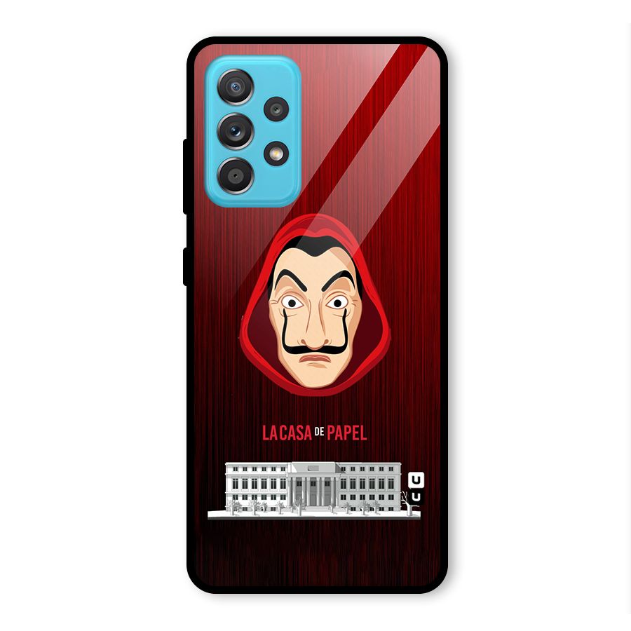 Lacasa Papel Minimalist Glass Back Case for Galaxy A52