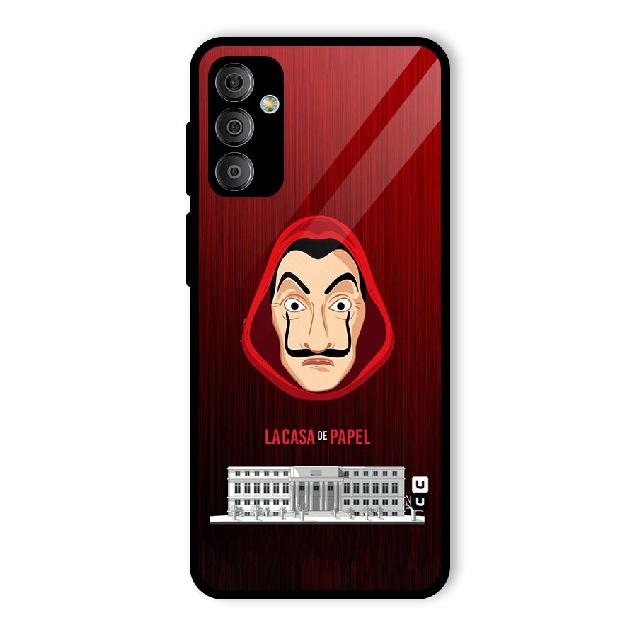 Lacasa Papel Minimalist Glass Back Case for Galaxy F23