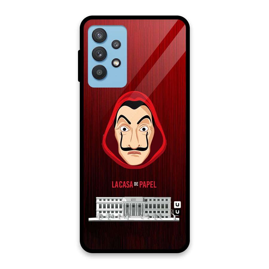 Lacasa Papel Minimalist Glass Back Case for Galaxy M32 5G