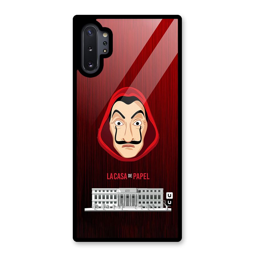 Lacasa Papel Minimalist Glass Back Case for Galaxy Note 10 Plus