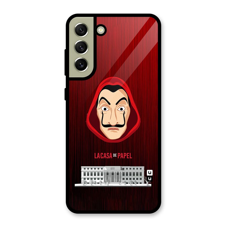 Lacasa Papel Minimalist Glass Back Case for Galaxy S21 FE 5G