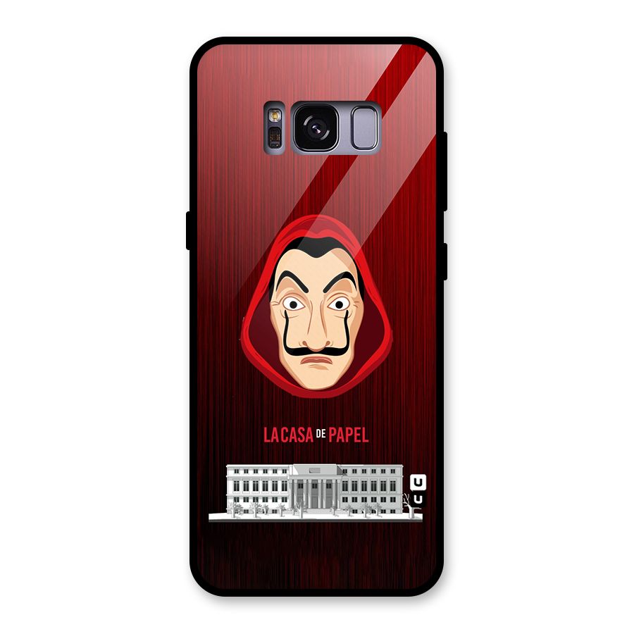 Lacasa Papel Minimalist Glass Back Case for Galaxy S8