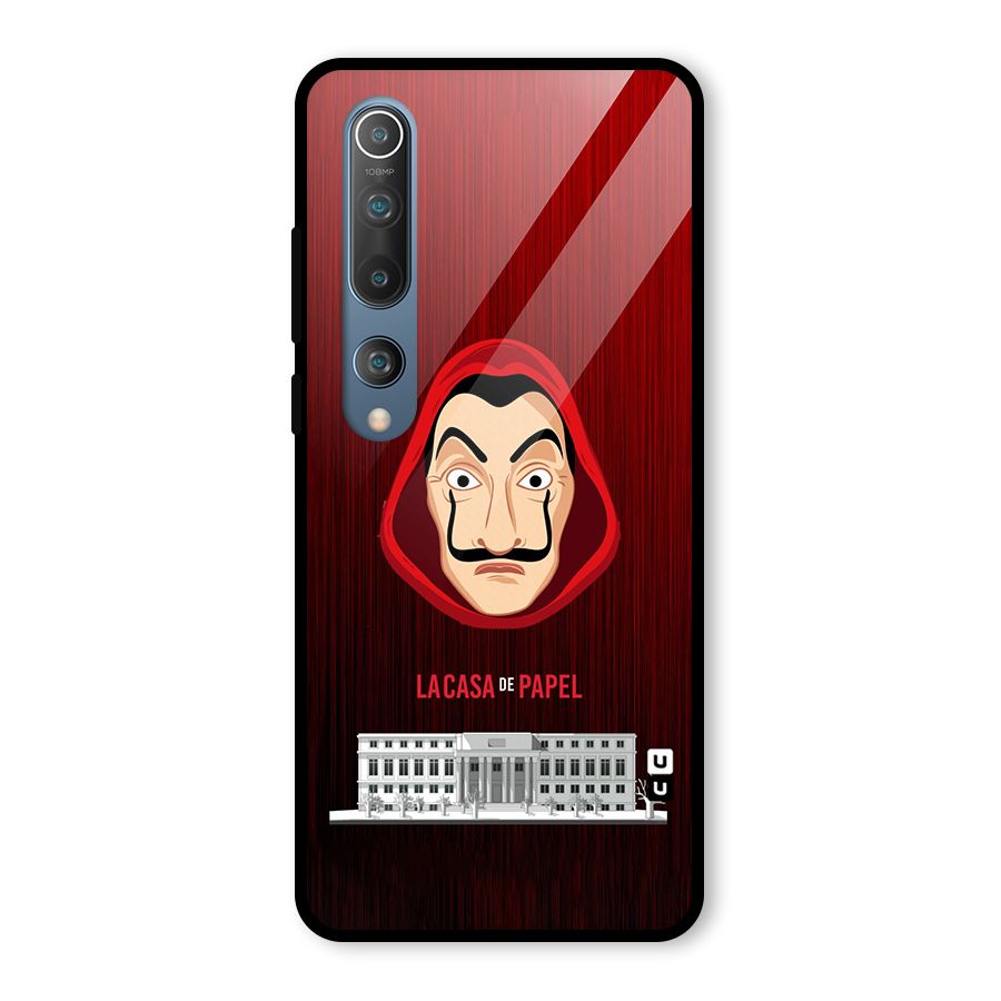 Lacasa Papel Minimalist Glass Back Case for Mi 10