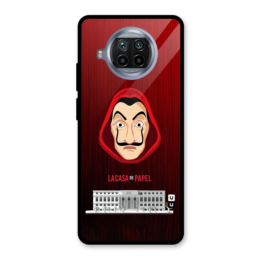 Lacasa Papel Minimalist Glass Back Case for Mi 10i