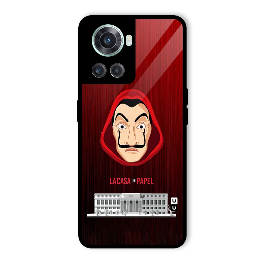 Lacasa Papel Minimalist Glass Back Case for OnePlus 10R