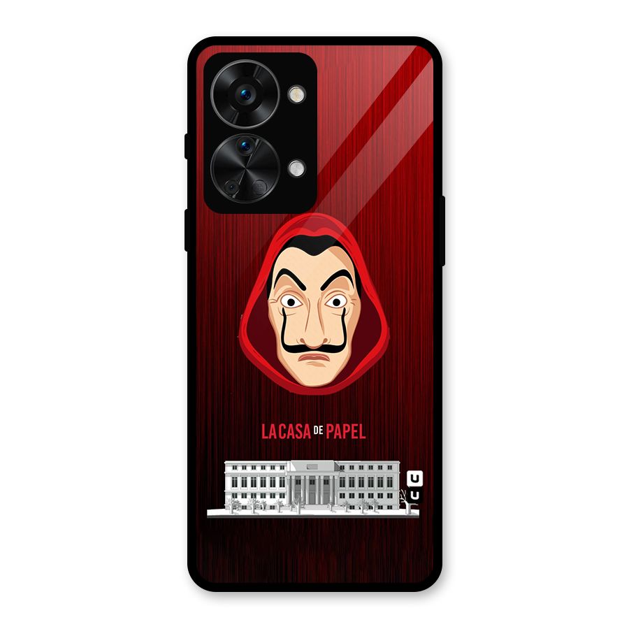 Lacasa Papel Minimalist Glass Back Case for OnePlus Nord 2T