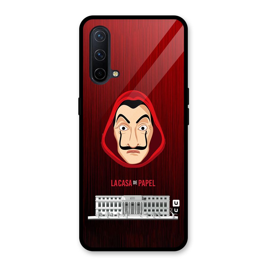Lacasa Papel Minimalist Glass Back Case for OnePlus Nord CE 5G