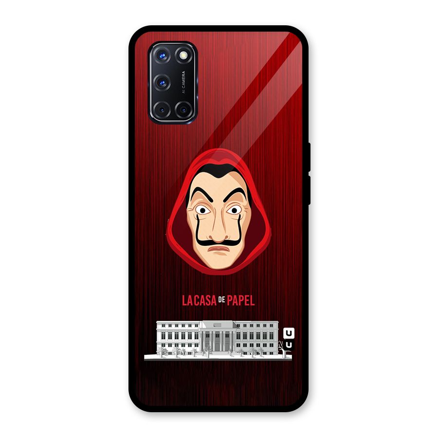 Lacasa Papel Minimalist Glass Back Case for Oppo A52