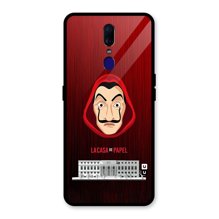 Lacasa Papel Minimalist Glass Back Case for Oppo F11