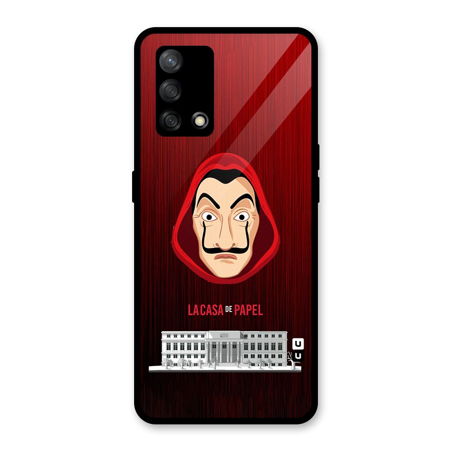 Lacasa Papel Minimalist Glass Back Case for Oppo F19