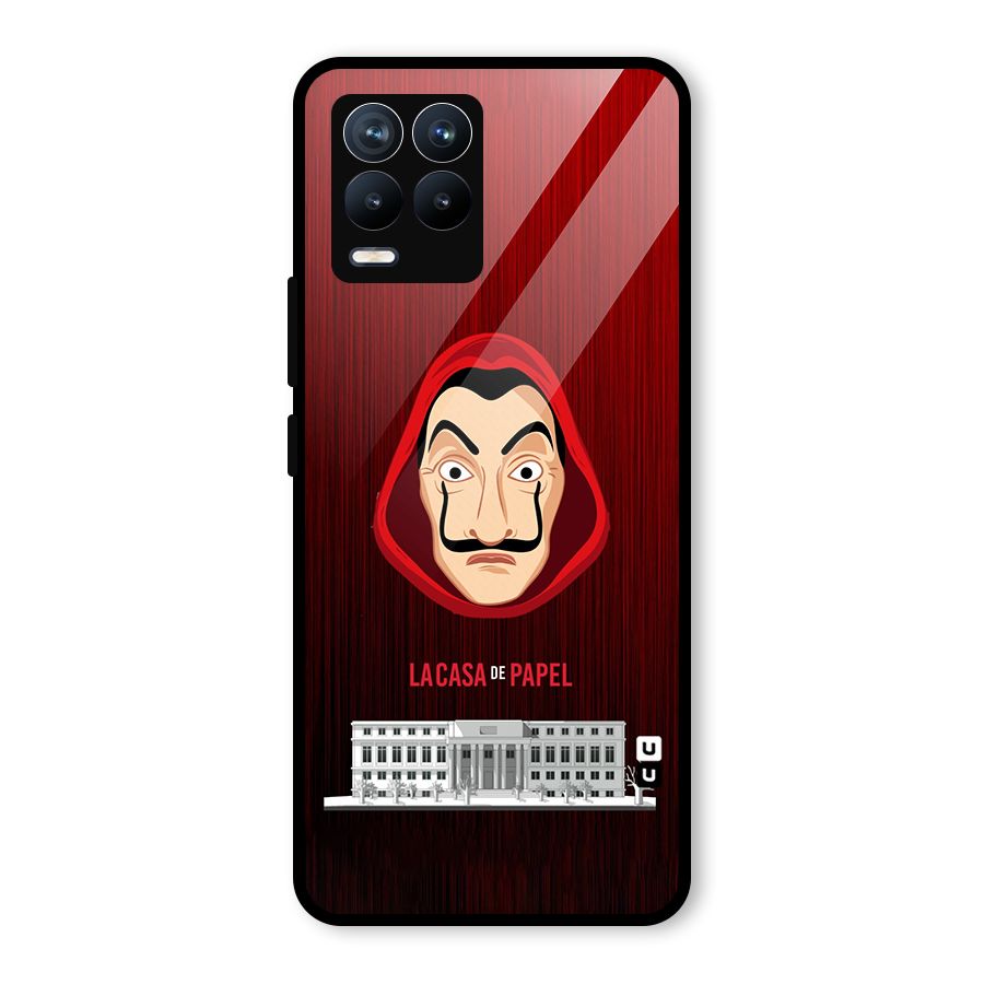 Lacasa Papel Minimalist Glass Back Case for Realme 8 Pro