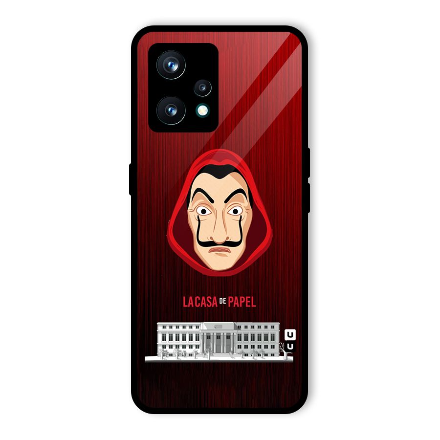 Lacasa Papel Minimalist Glass Back Case for Realme 9 Pro Plus 5G