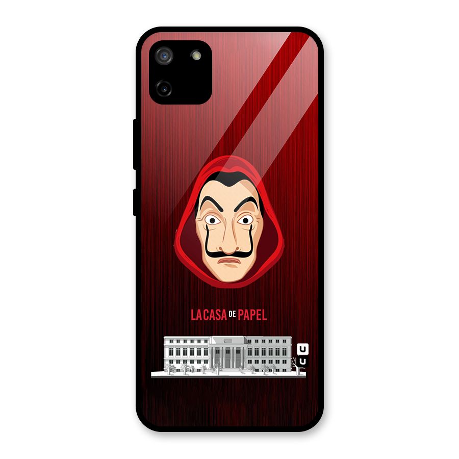Lacasa Papel Minimalist Glass Back Case for Realme C11