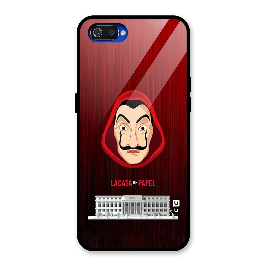 Lacasa Papel Minimalist Glass Back Case for Realme C2