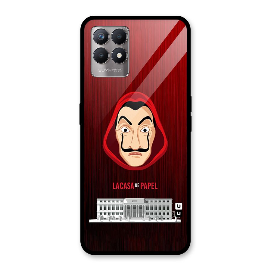 Lacasa Papel Minimalist Glass Back Case for Realme Narzo 50