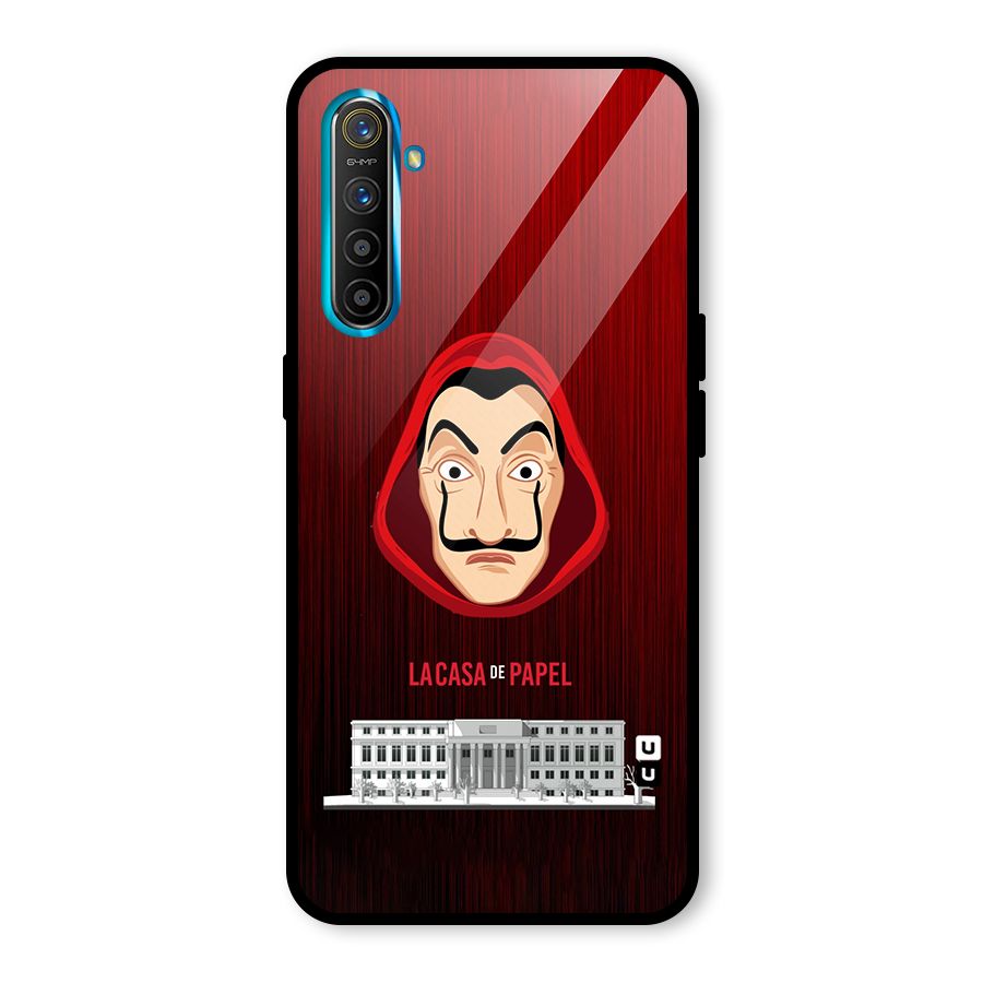 Lacasa Papel Minimalist Glass Back Case for Realme XT