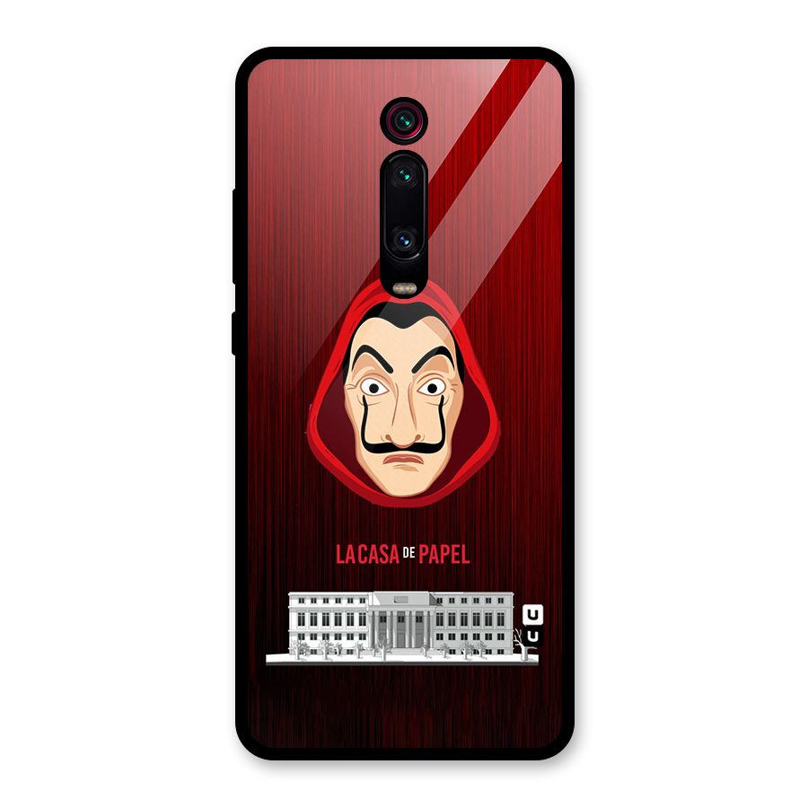 Lacasa Papel Minimalist Glass Back Case for Redmi K20