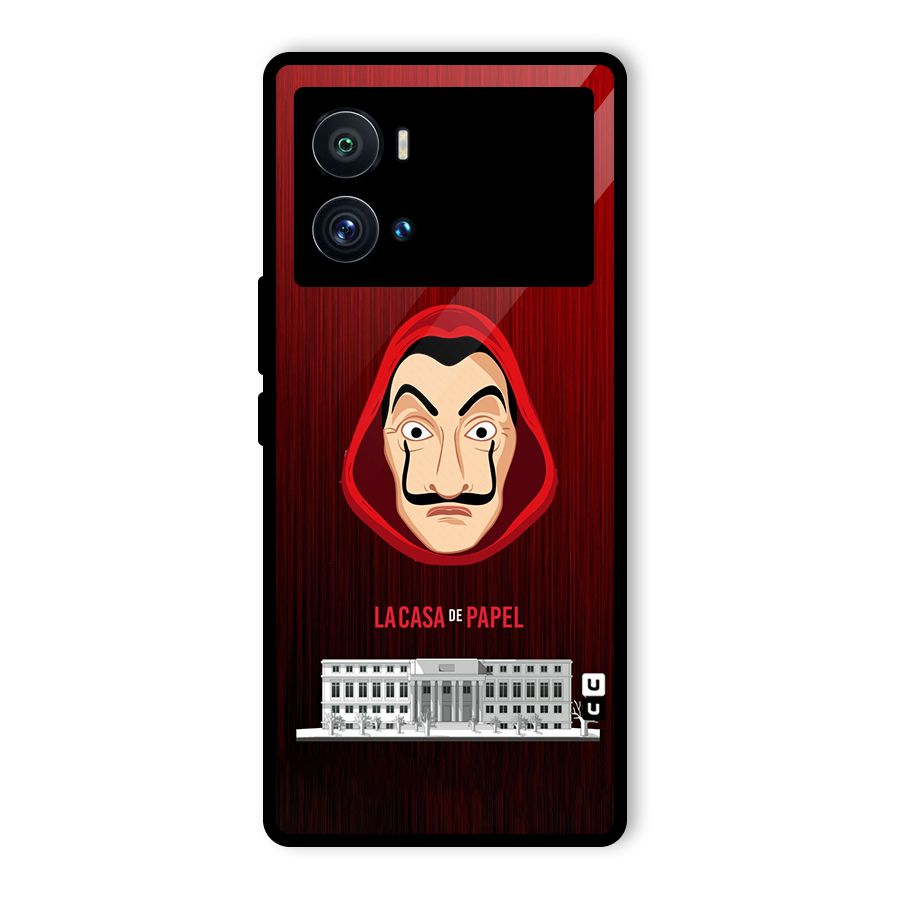 Lacasa Papel Minimalist Glass Back Case for Vivo iQOO 9 Pro