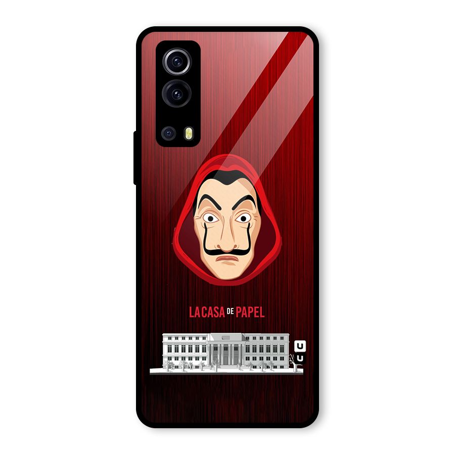 Lacasa Papel Minimalist Glass Back Case for Vivo iQOO Z3