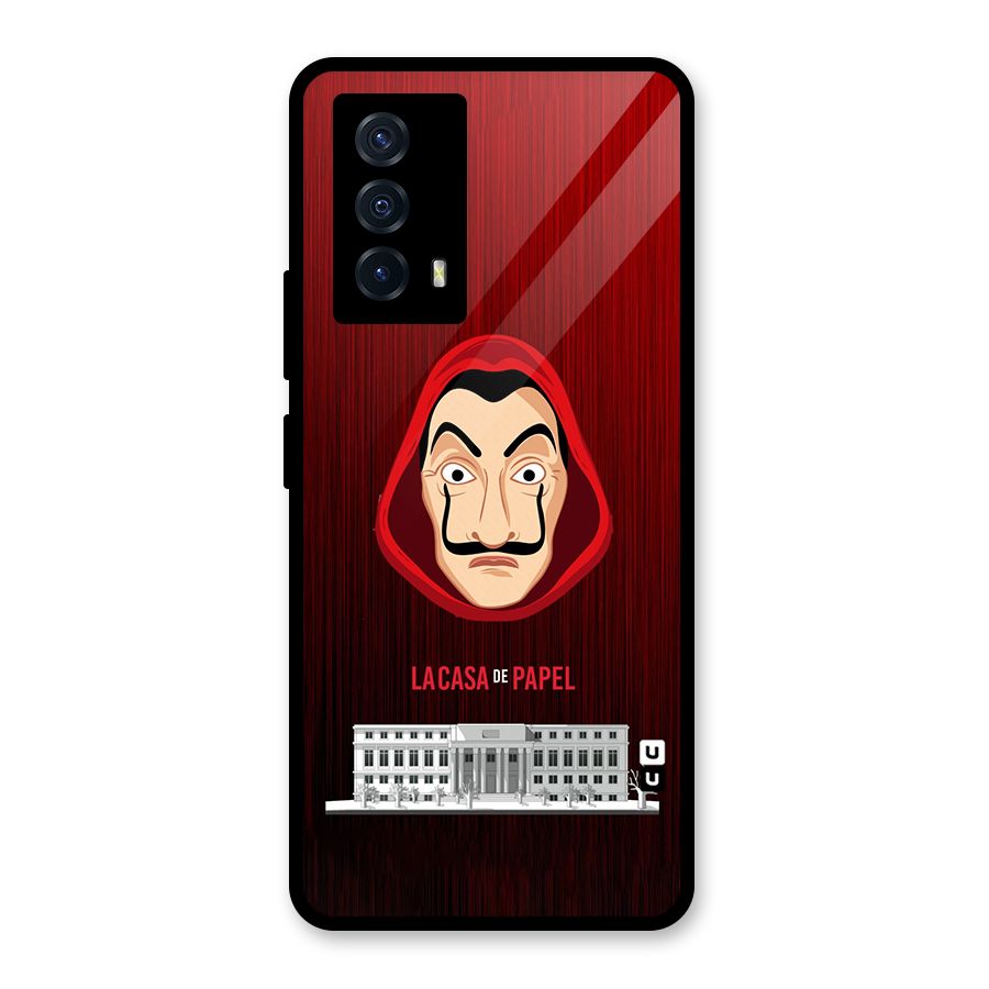 Lacasa Papel Minimalist Glass Back Case for Vivo iQOO Z5