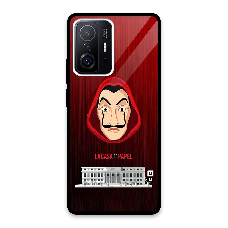 Lacasa Papel Minimalist Glass Back Case for Xiaomi 11T Pro