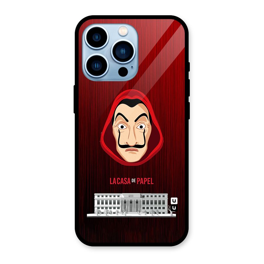 Lacasa Papel Minimalist Glass Back Case for iPhone 13 Pro