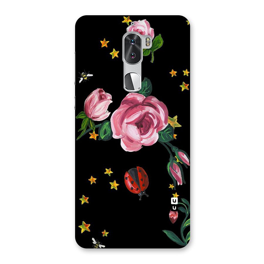 Ladybird And Floral Back Case for Coolpad Cool 1