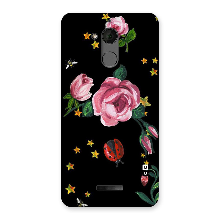 Ladybird And Floral Back Case for Coolpad Note 5