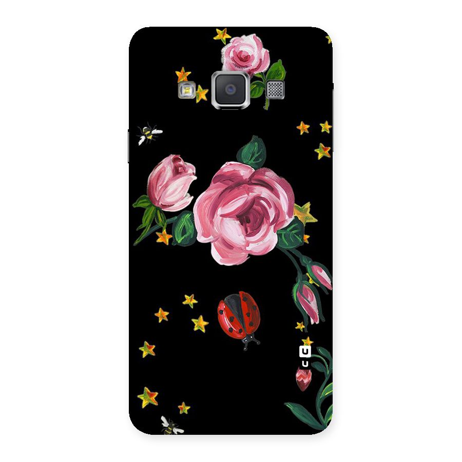 Ladybird And Floral Back Case for Galaxy A3