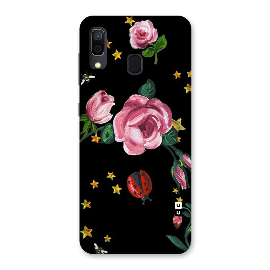 Ladybird And Floral Back Case for Galaxy A30