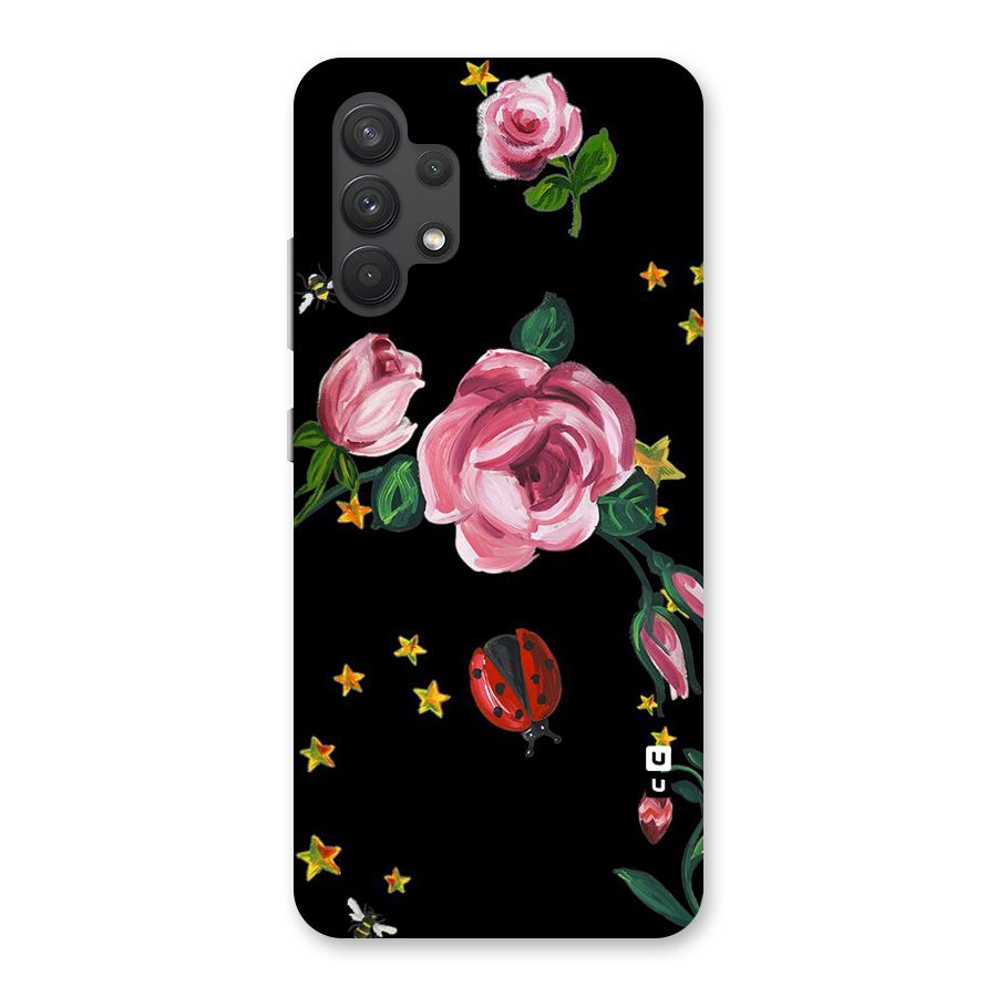 Ladybird And Floral Back Case for Galaxy A32