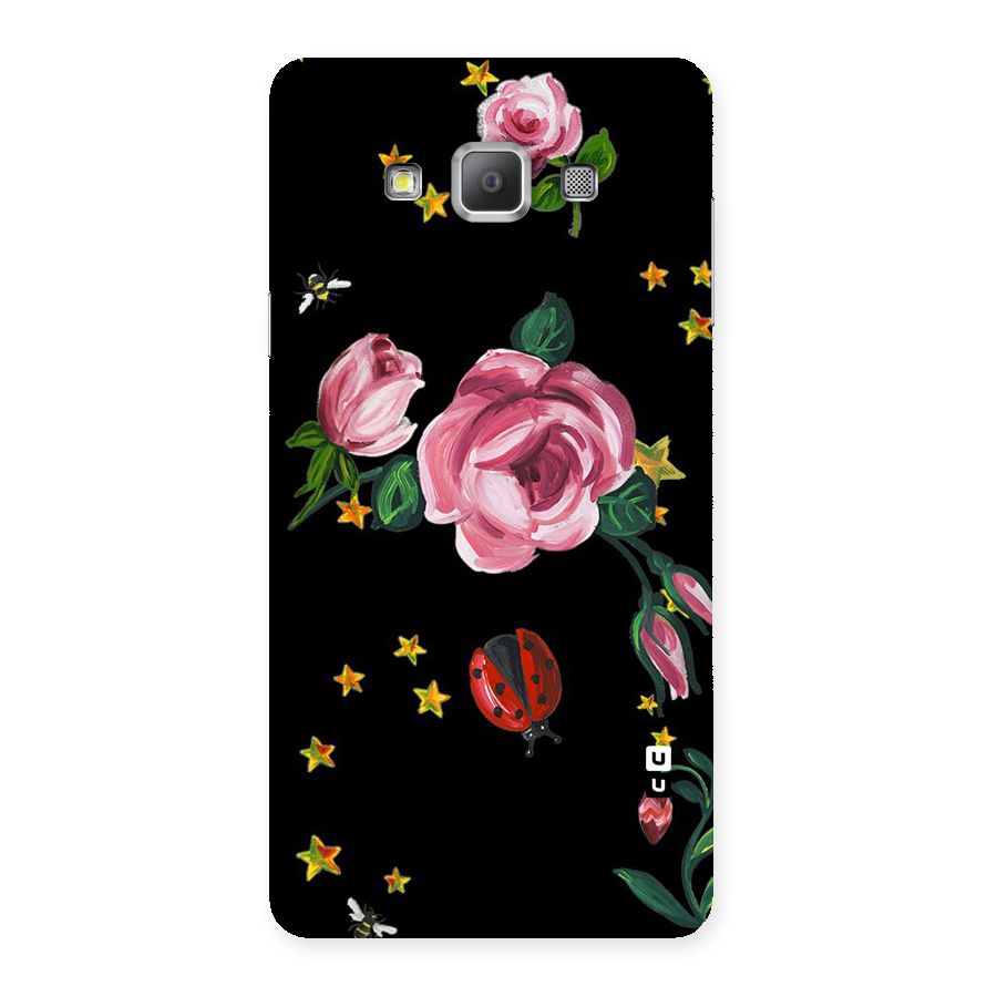 Ladybird And Floral Back Case for Galaxy A7