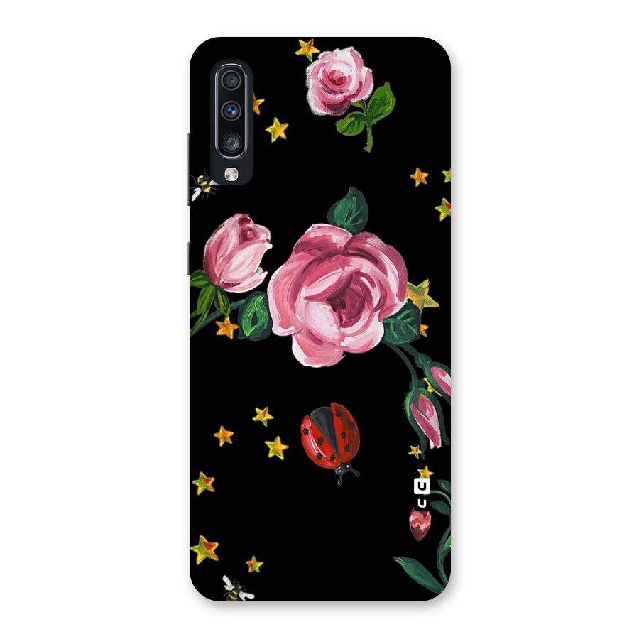 Ladybird And Floral Back Case for Galaxy A70