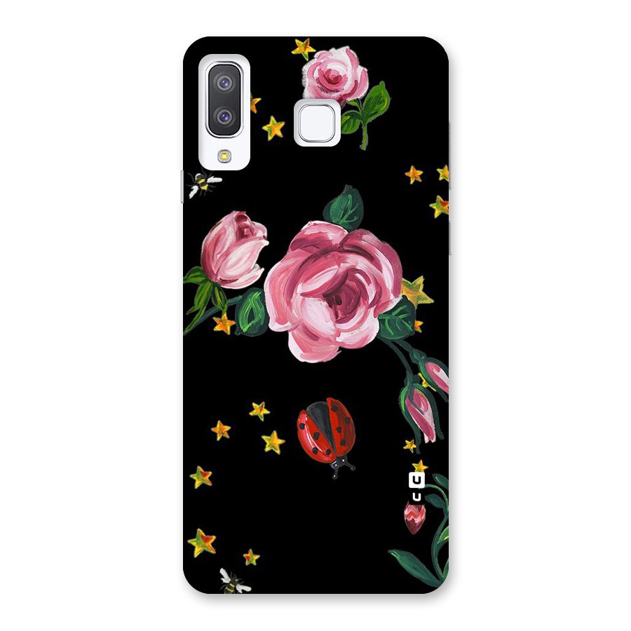 Ladybird And Floral Back Case for Galaxy A8 Star