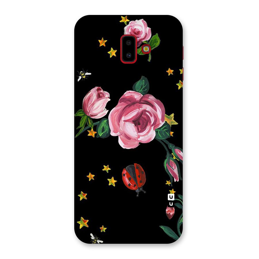 Ladybird And Floral Back Case for Galaxy J6 Plus