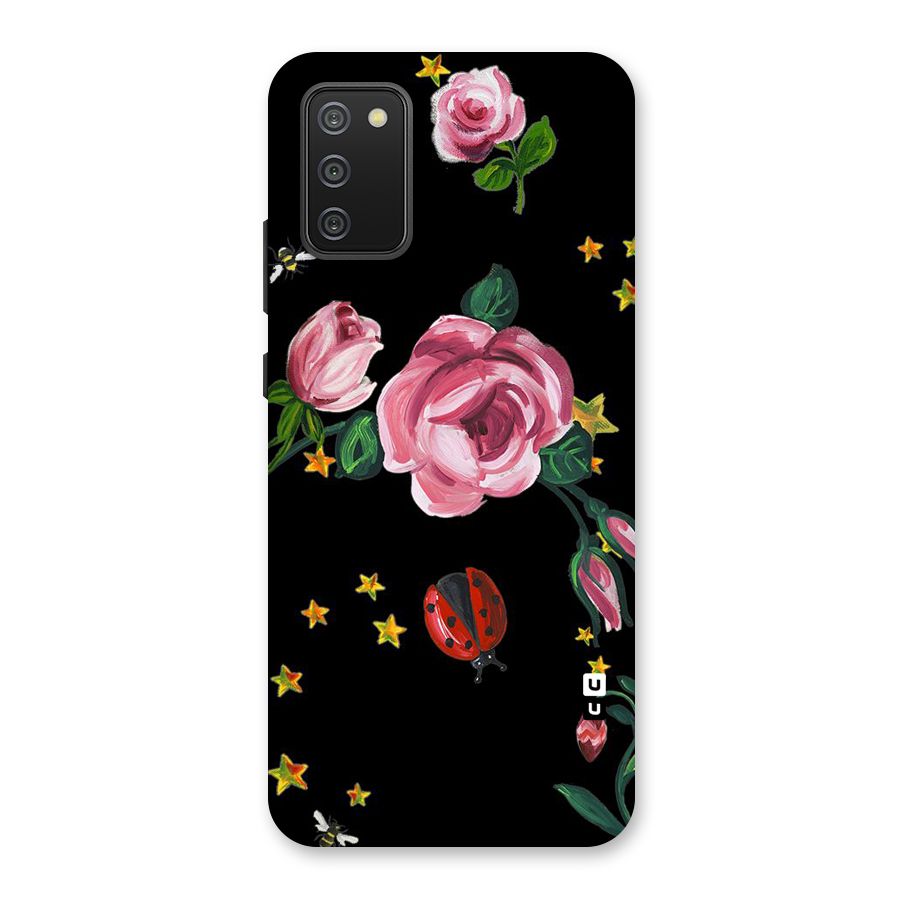 Ladybird And Floral Back Case for Galaxy M02s